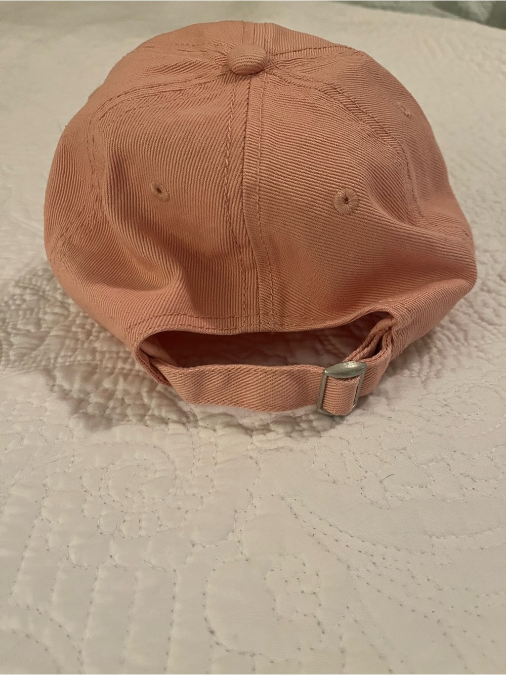 American Eagle Outfitters Pink Smiley Face Baseball Cap - Picture 3 of 5